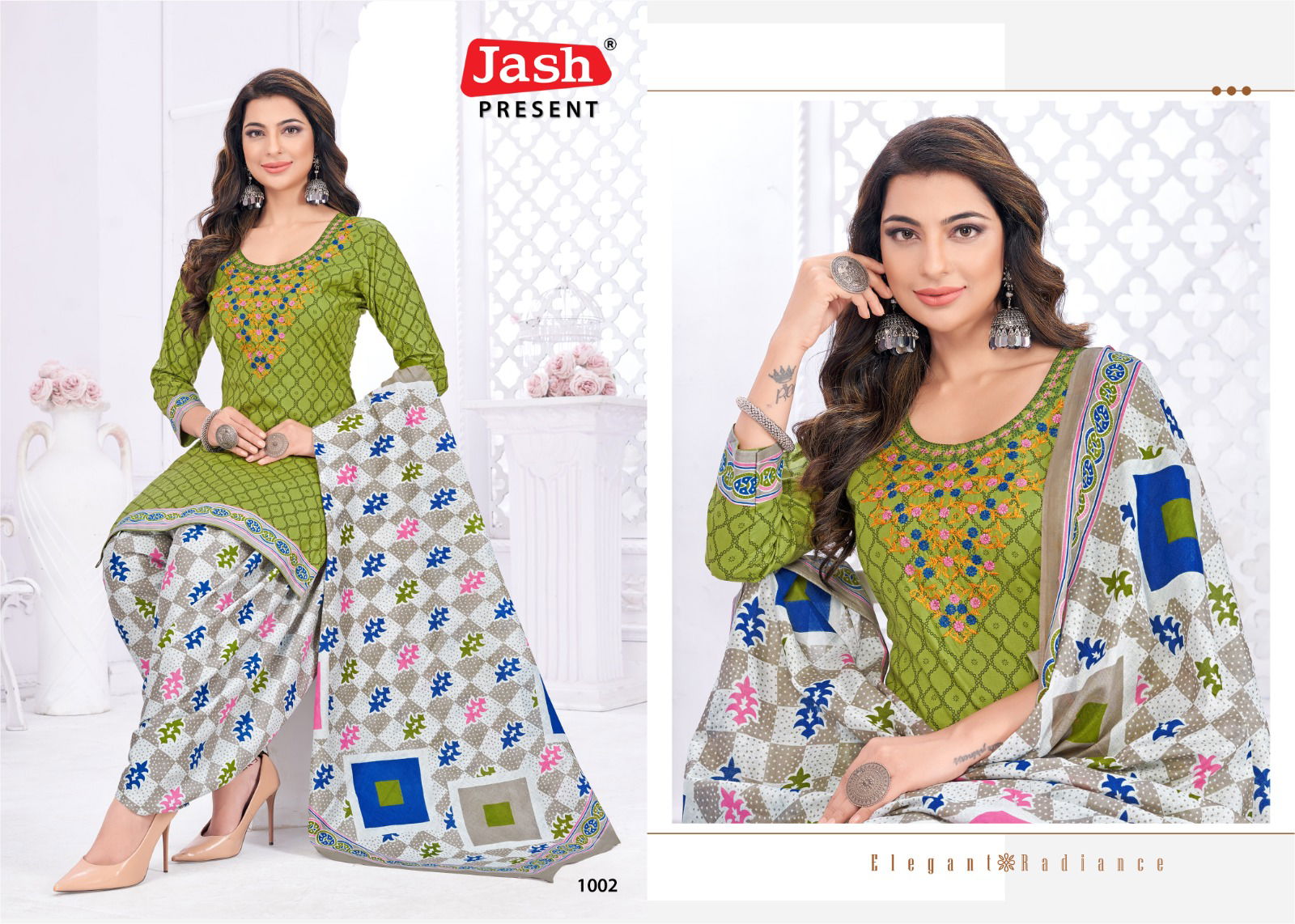 Jash Anupama Vol 1 Cotton Dress Materials Catalog
